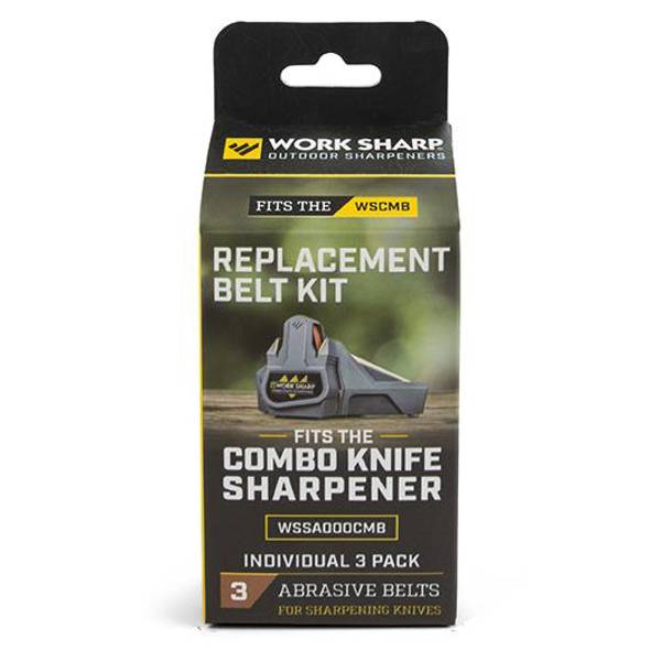 Work Sharp Combo Knife Sharpener Replacement Belt Kit WSSA000CMB