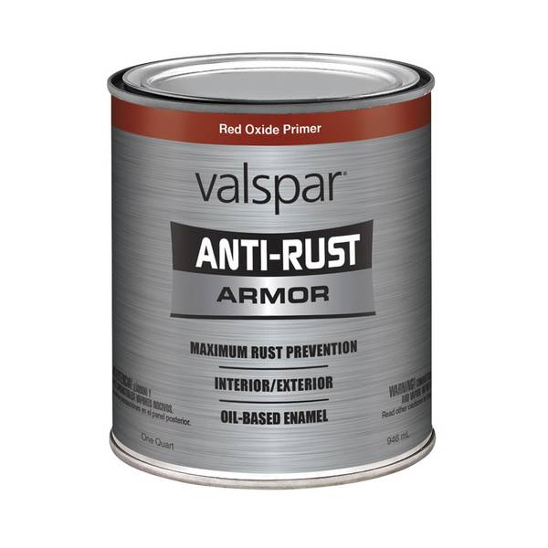 Valspar 1 Quart Anti Rust Oil Primer Red Oxide 44 21851 05 Blain S