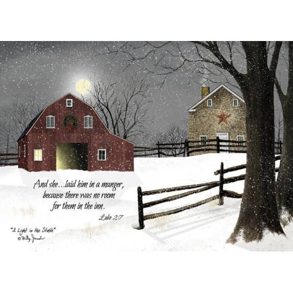 Lpg Greetings Count A Light In The Stable Christmas Cards