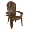 Adams big easy adirondack shop chair earth brown