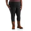 CARHARTT FORCE FITTED MIDWEIGHT UTILITY BLACK WOMEN's LEGGING Plus Sz 3X