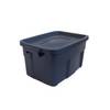 Rubbermaid RMRT140008 Roughneck Storage Box 14 Gallon - Navy Blue - Cleaning