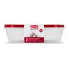 Rubbermaid Bronze TakeAlongs Large Rectangle Containers, 2-Pack
