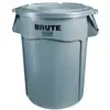 Rubbermaid Brute 32 Gallon Trash Can with Lid - FG863292GRAY