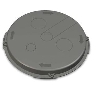 【LOCKFIELD EQUIPMENT】SC lid 50 BK Universal Locking Cap KEY SHLD-MULTI