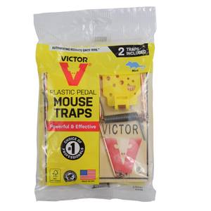 Victor Easy Set Mouse Trap Pre-Baited 4 Count, 12 Pack 