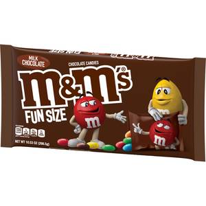 M&M's, Peanut Butter Chocolate Candy Fun Size Bag, 10.57 Oz