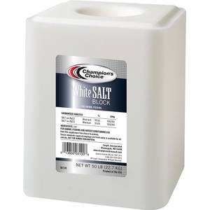 Champion's Choice 50 lb White Salt Block