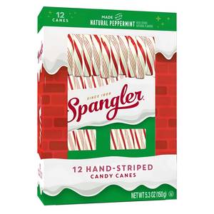 Spangler 12-Count Red and White Peppermint Candy Canes