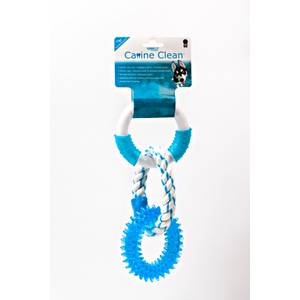 Multipet Canine Clean 5 in Peppermint Bone Dog Toy