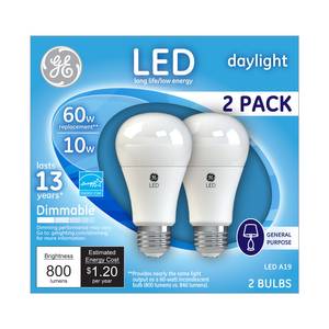 GE LED+ Dusk to Dawn Daylight 60W A19 Replacement LED Bulb