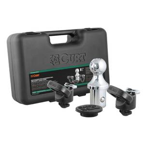 CURT OEM Ram Puck System Gooseneck Ball &amp; Safety Chain Anchor Kit