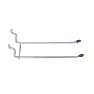 Crawford 3 Double Arm Straight Peg Board Hook - 14443-30