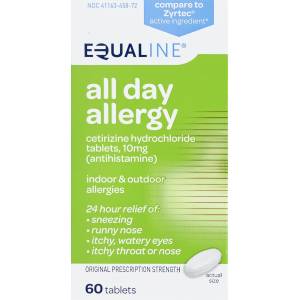 60-Count 10 mg All Day Allergy Tablets
