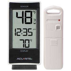 9.75 x 1.25 Indoor and Outdoor Thermometer