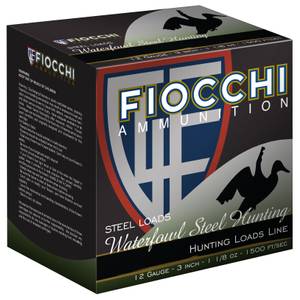 Fiocchi 12 ga 3 1-1/8 oz #6 1500 FPS Speed Steel - 123ST6