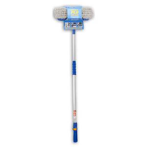 ACS B125 5 1/2 Scrubble Iron Handle Scrub Brush with Polypropylene Bristles