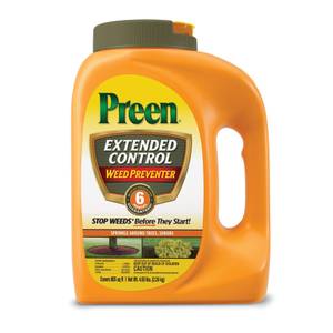 Preen Extended Control Weed Preventer, 4.9 lb