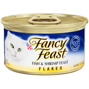 Fancy feast fish shop and shrimp feast flaked