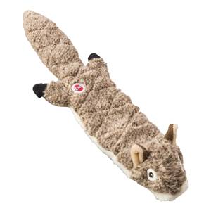 Outward Hound Invincibles Mini Grey Raccoon Plush Dog Toy, Small