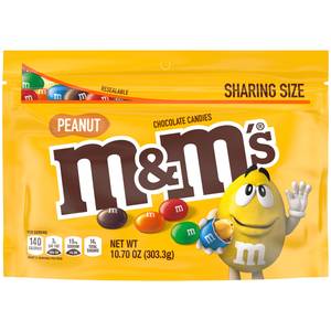 M&Ms 18.4 oz Peanut Butter Family Size - 040000511370