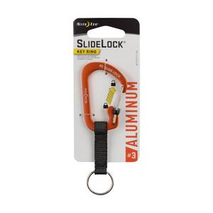 Nite Ize Carabiner Slidelock Aluminum Orange #4