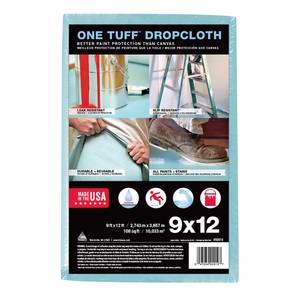 8 ft. x 12 ft. Smart Grip Drop Cloth