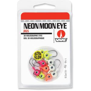 VMC Glow Neon Moon Eye Jig Kit 1/16 oz.