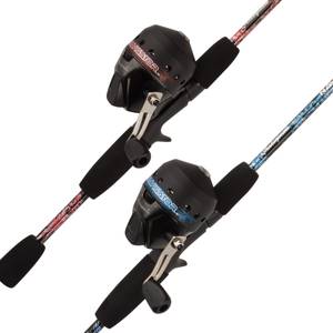 Zebco 404 Spincast Reel and Fishing Rod Combo, 5'6 2-pc Durable Fiberglass  Rod