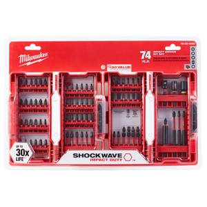 48-32-4062 74-Piece SHOCKWAVE Impact Driver Bit Set