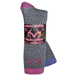 Details about   Realtree Ladies Merino Wool Blend Boot Socks Fleece Beanie 1 Pair Pack Combo 