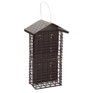 More Birds More Birds Four Cake Suet Buffet, 4 Independent Cages for 1 Cake Each