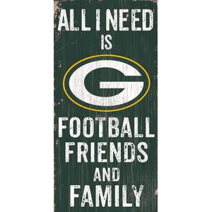 NFL Green Bay Packers 11x17 Wordage Wood Sign - 61833121