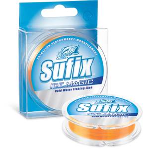Sufix Ice Magic Clear Monafilament Ice Fishing Line 100YD Select Line Weight