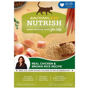 Rachael Ray Nutrish Real Chicken and Brown Rice Recipe Cat Food