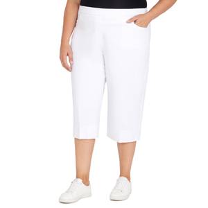Alfred Dunner Women's Plus Size Allure Clam Digger Capris - 01618