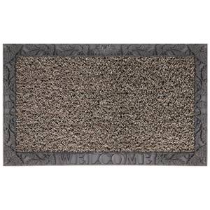 Grassworx Wrought Iron 36 in. L x 24 in. W Brown Nonslip Door Mat