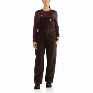 carhartt women's crawford double front bib overalls