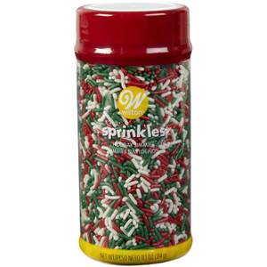 Wilton 4 oz Pearlized Snowflake Sprinkles Mix