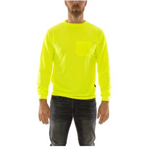 Carhartt Men's Force High-Visibility Long-Sleeve Class 3 T-Shirt, Brite Lime