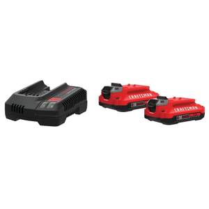 Craftsman V20* 2.0Ah Lithium Ion Starter Kit - CMCB202-2CK