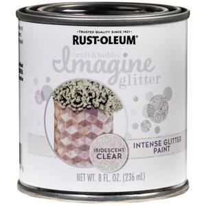Rust-Oleum 267736 Spray Paint, Each, Glitter Clear Sealer