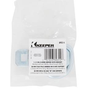 Keeper 89319 3/4 Weld-On Surface Mount D-Ring Anchor