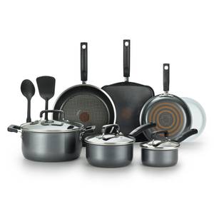 T-Fal E765SC Ultimate Hard Anodized Nonstick 12 Piece Cookware Set Dishwasher