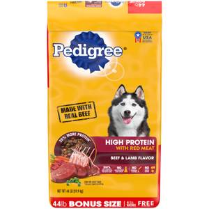 pedigree dog food 55 lbs