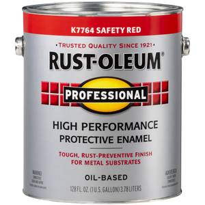 Rust-Oleum 7769502 Protective Enamel Paint Stops Rust, 1 Quarts (Pack of  1), Flat Rusty Metal Primer