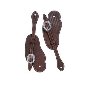 Savannah Croc Buckaroo Spur Straps with Your Choice of Buckles - Running  Roan Tack