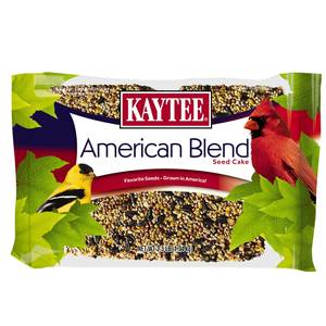 Kaytee All American Blend Seed Cake 2.3 lb, Attracts Variety of Birds