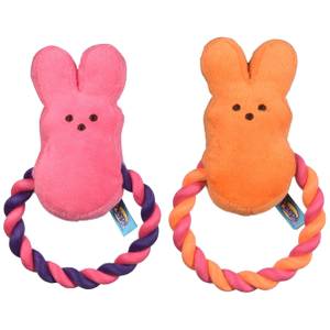 Peeps Dress Up Mini Bunnies 2 ct Plush Dog Toy