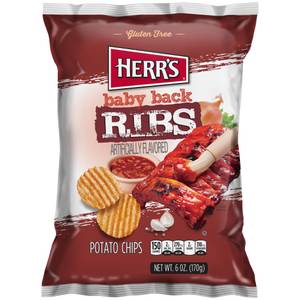 Herr's 6 oz Baby Back Rib Chips - 7601